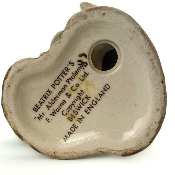 Beswick Beatrix Potters Porcelain Figurines | Mr Alderman Ptolemy | BP3a | - Picture 7 of 8